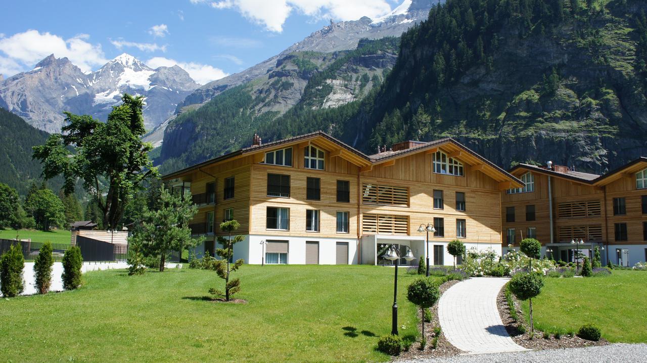 Victoria Alpine Park Apartment Kandersteg Bagian luar foto