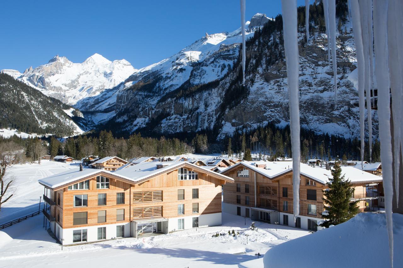 Victoria Alpine Park Apartment Kandersteg Bagian luar foto