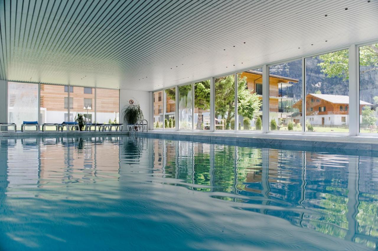 Victoria Alpine Park Apartment Kandersteg Bagian luar foto